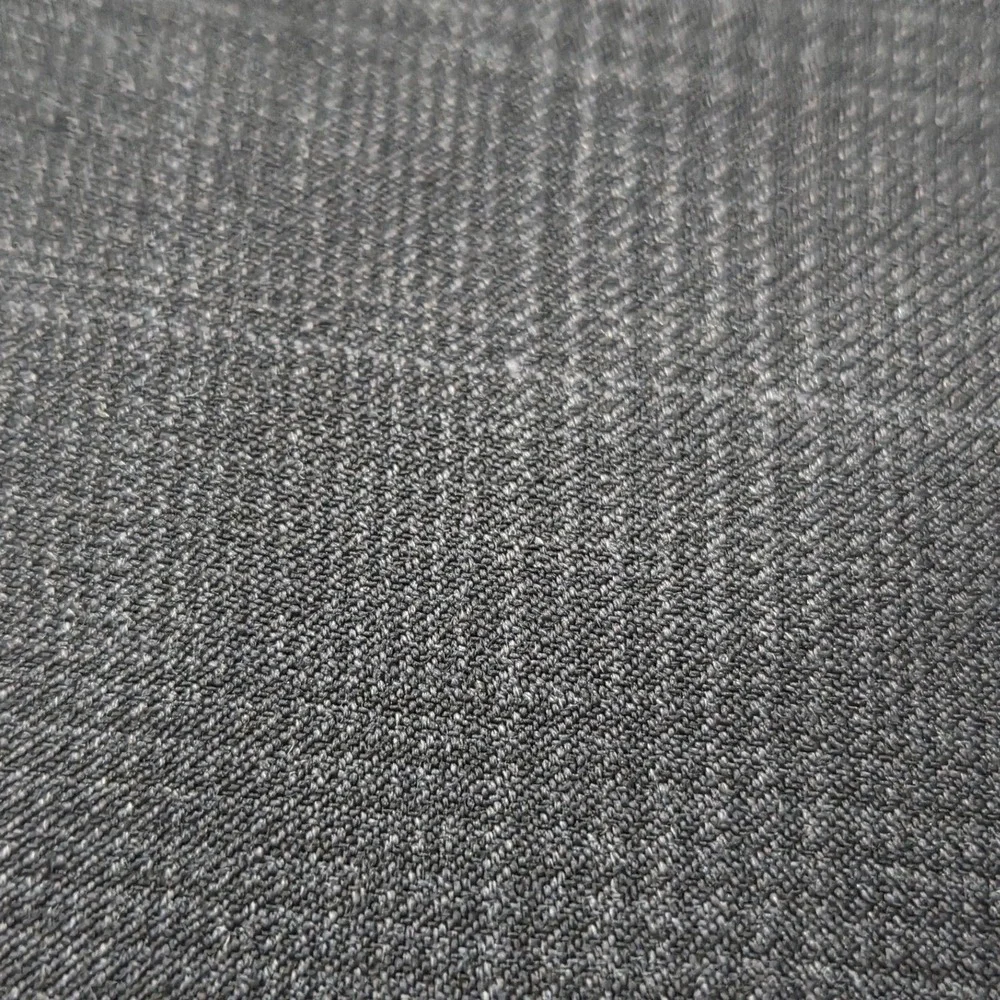 Lauren Ralph Lauren Wool Blazer Mens 42R‎ Charcoal Gray Glen Plaid 100% Wool